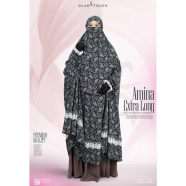 Amina Extra Long Multi-Purpose Khimar | Black image