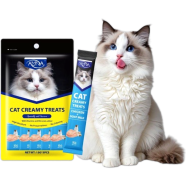 Amna Cat Creamy Treat Chicken Goat Milk Flavor (15g*5) image