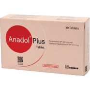 Anadol Plus 325 mg Plus 37.5mg 10's Strip Tablet icon