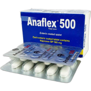 Anaflex 500 mg Tablet 10's Strip image