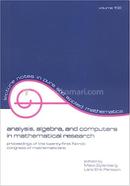Analysis: Algebra and Computers in Mathematical Research image