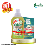 Andalus Floor Cleaner Lemon 750 ml Buy 1 Get 1 Yusera Liquid Hand Wash Lemon Refill 170 ml Free image