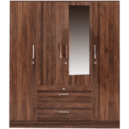 Andormahal Classic (Made of Melamine Laminated Board) 4 Part Large Almirah image