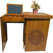 AndorMahal Impressive Folding Table For Study room Living room Office Made Of Melamine Board image