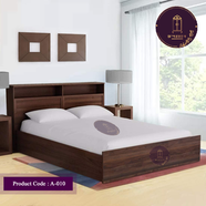AndorMahal Stylish Single Size Bed (MDF) (4feet by 7feet by 1feet) image