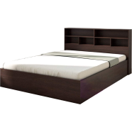 Andormahal Unique Headstand Double Size Bed (Made of Melamine Laminated Board) image