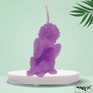 Angel Fragrance Candle - Lavender Colour image
