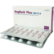 Angilock Plus 100 mg 12.5 mg Tablet 10's Strip image