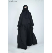 Glam Touch Anika Cape Style Abaya Gown image