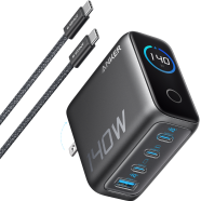 Anker 140W Laptop Charger 4-Port PD 3.1 With Touch Control USB-C Cable (B2697)