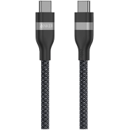Anker 240W Upcycled-Braided USB-C to USB-C Cable 3ft- Black image