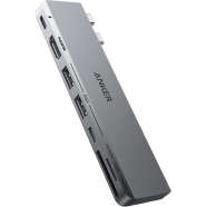 Anker 547 USB-C Hub (7-in-2, For MacBook) Gray image