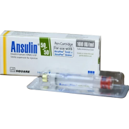 Ansulin Insulin Human 100 IU/ml (3 ml Pen Cartridge) image