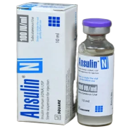 Ansulin N 100 IU/ml Vial 10 ml vial image