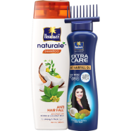 Anti Hairfall Bundle-Parachute Oil 300ml and Shampoo 340ml image