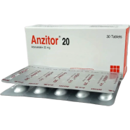 Anzitor 20 mg Tablet 10's Strip image