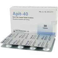 Apit 40mg Tablet 10's Strip image