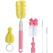 Applebear Baby Bottle And Nipple Brush Set 2Pcs image