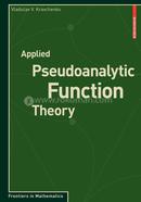 Applied Pseudoanalytic Function Theory (Frontiers in Mathematics) image