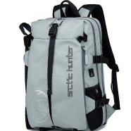 Arctic Hunter B00391 Laptop Sports and Travel Backpack - Grey image