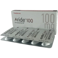 Aride 100 mg Tablet 10'S Strip image