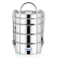 Arihant's Stainless Steel Traditional Four Compartment Tiffin Box image