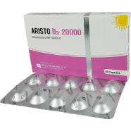 Aristo D320000 IU 10's Strip Capsule image