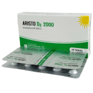 Aristo D3 2000 Iu Tablet 10's Strip image