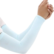 Arm/Hand Sleeve Wrist-Round Shape UV Sun Protection Unisex Breathable Outdoor Sports-Soft And Light Weight 1Pair image