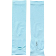 Arm Hand Sleeve 1 Pair Thumb Hole Shape UV Sun Protection Unisex Breathable Outdoor Sports Soft And Light Weight Opp Bag Packaging image
