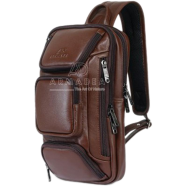 Armadea 5G 2 in 1 Crossbody Backpack For Document And Mini Laptop Carry Chocolate image