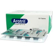 Arotril 0.5 mg Tablet 10's strip image