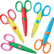 Art And Craft Zig Zag paper Scissor (set of 1) image