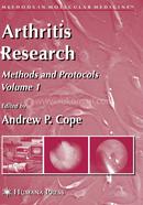 Arthritis Research: Volume 1: Methods and Protocols: 135 (Methods in Molecular Medicine) image