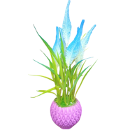 Artificial Leaves and Flower Plant In Round Sugar Plastic Pot 9.5Inc - Home Decoration Item - artificial flower icon