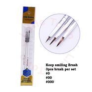 Artist Brush Set (Size= 0,00,000) 3pcs image