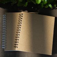 Artist Notebook White and Black Spiral image