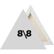 Artist Painting Canvas Triangle Shape 8/8 image