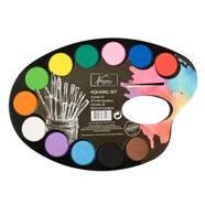 Artist Palette Water Colour Set of 12 Color 1Paint Brush (Small Size) icon