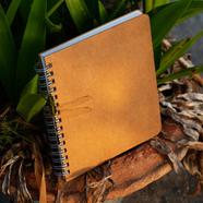 Artist Series Black-Spiral Round - Kraft Notebook