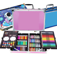 Artist Set Color Box With Multiple Coloring Kit Professional Drawing Color Pencils (Any Color) image