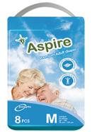Aspire Adult Diaper Medium - 8pcs icon