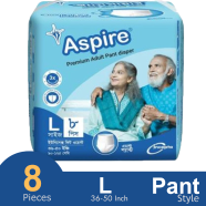 Aspire Premium Adult Pant System Diaper (L Size) (8 pcs) image