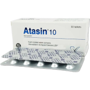 Atasin 10 mg Tablet 10's Strip image