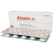 Atasin 40mg Tablet 10's Strip image