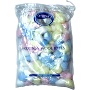 Athena Mix Colour Cotton Wool Balls 100 Pcs image