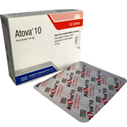 Atova 10 mg Tablet 15's Strip image