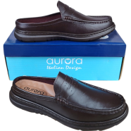 Aurora Men Premium Leather Half Loafer image