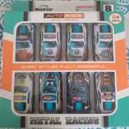 Auto Race Metal Racing Car Set- 8 Pcs image