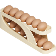 Automatic Double-Layer Egg Organizer – Rolling Egg Dispenser for Refrigerator image